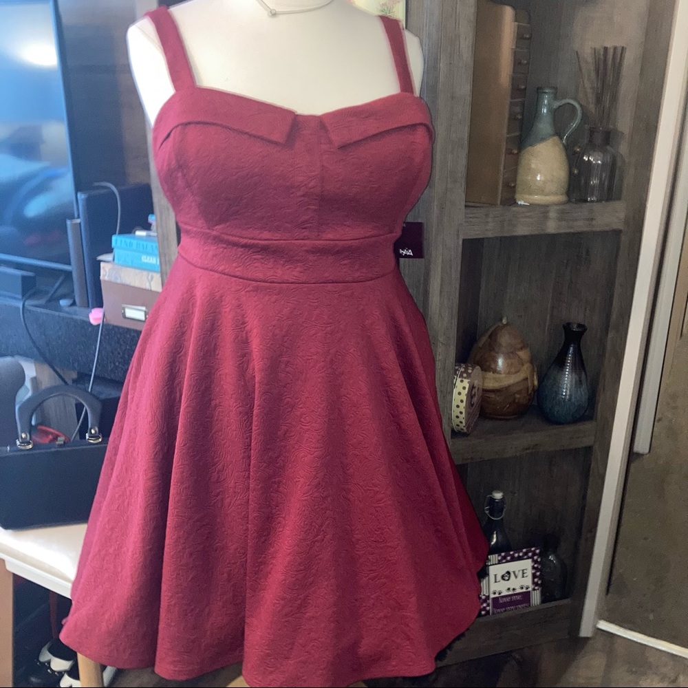 NWT IXIA PINUP STYLE DRESS IN SUPER SOFT FABRIC 2X - Picture 5 of 13